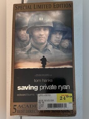 Unopened “Saving Private Ryan” vhs box set. Special limited edition. Collectors